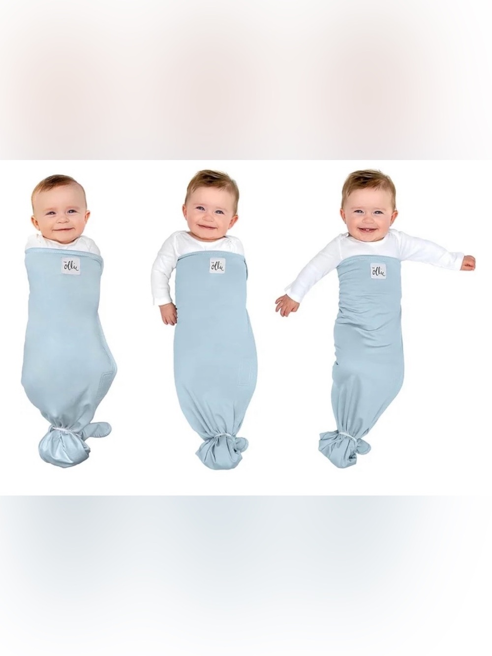 The Ollie Swaddle - Moisture-Wicking Sleep Sack - Blue